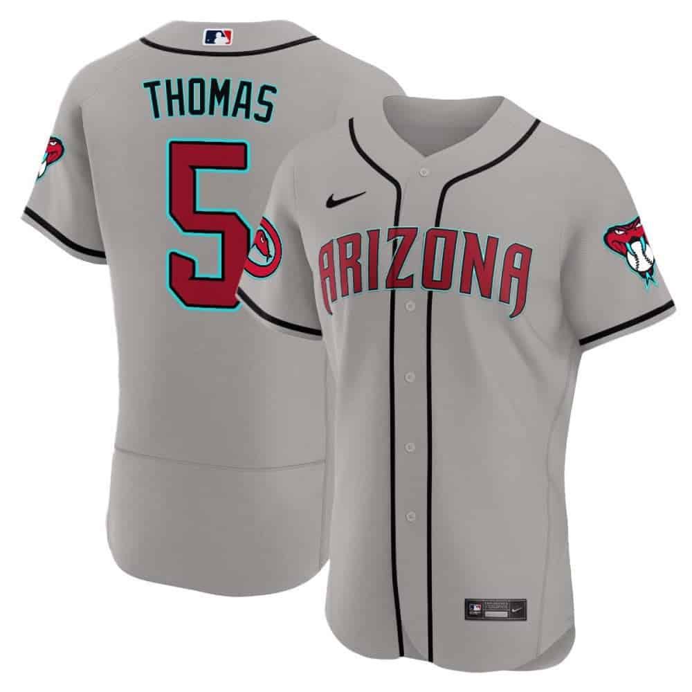 Men Arizona Diamondback #5 Thomas Grey 2024 Nike Flex Base MLB Jersey